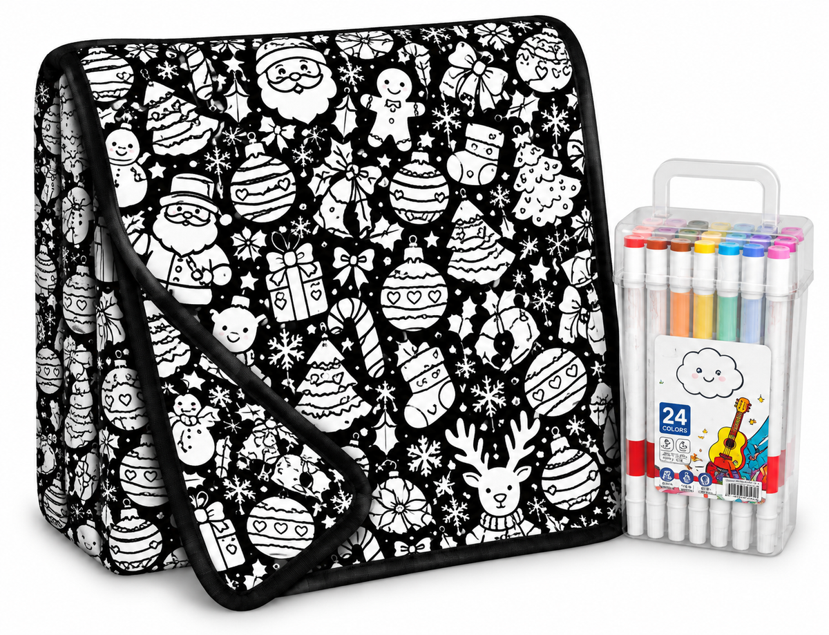 ColorNesty™ Christmas Coloring Blanket