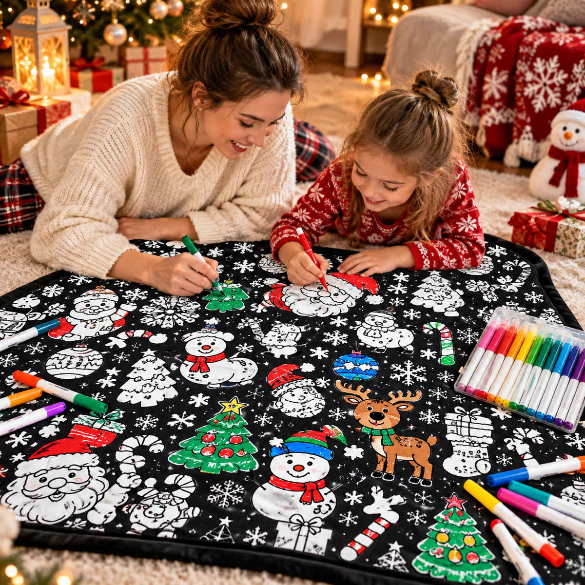 ColorNesty™ Christmas Coloring Blanket